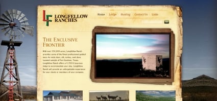showcase of websites with big backgrounds