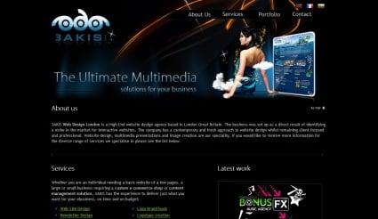 Websites with Lighting Effects