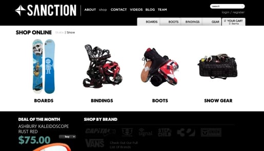 Sanction Snowboards and Skatboards