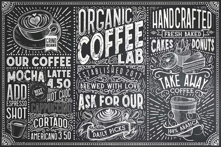 27 Coffee Fonts for Cafes and Coffee-Themed Designs