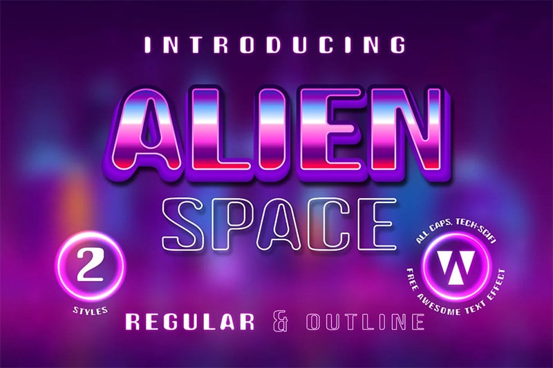 The Best Alien Fonts for Creative Designs - Vandelay Design