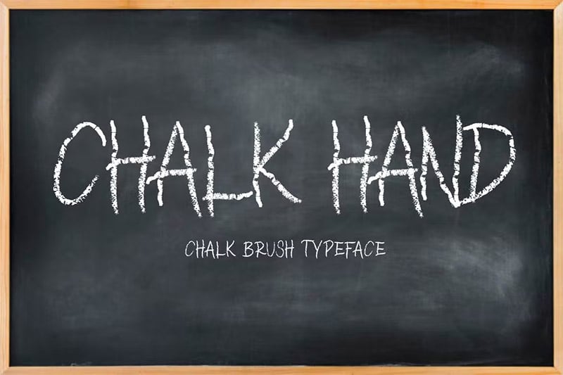 30+ Chalk Fonts for an Authentic Chalkboard Look