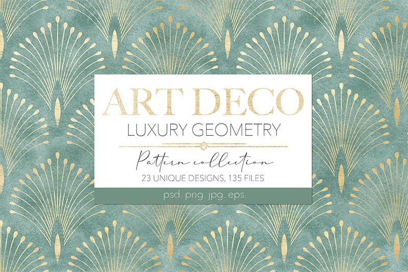 35+ Art Deco Backgrounds and Patterns - Vandelay Design