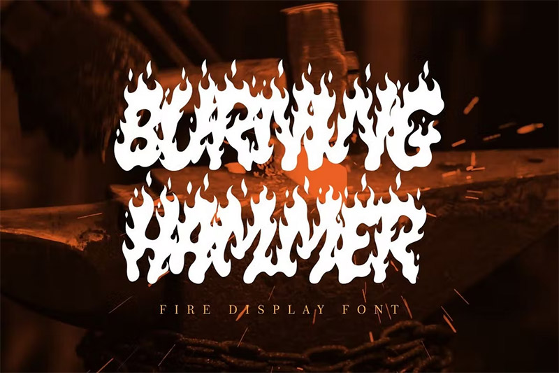 Fire Cursive Writing 25 Fire Fonts for Flaming Hot Typography - Vandelay Design