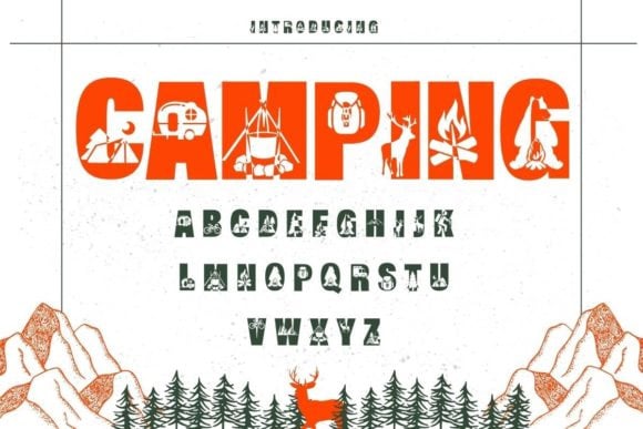 30 of the Best Camping Fonts for Nature-Themed Designs