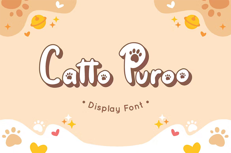 25 Best Cat Fonts for Design Inspirations - Vandelay Design