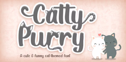 25 Best Cat Fonts for Design Inspirations - Vandelay Design