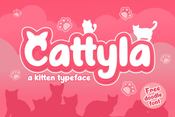 25 Best Cat Fonts for Design Inspirations - Vandelay Design
