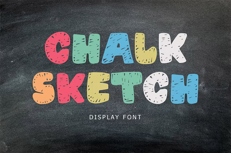 30+ Chalk Fonts for an Authentic Chalkboard Look