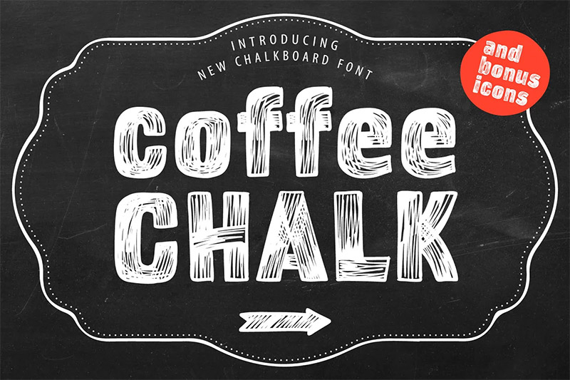 30+ Chalk Fonts for an Authentic Chalkboard Look