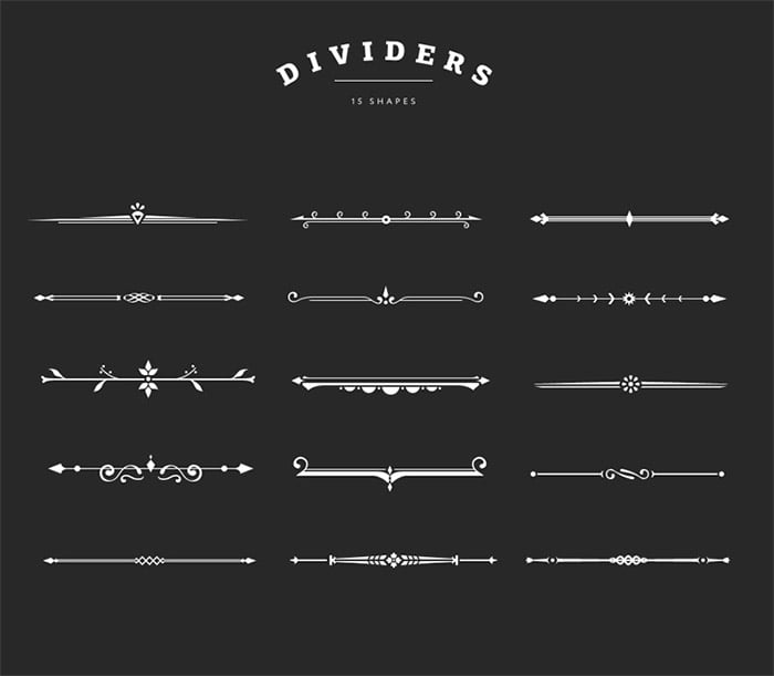 Decorative Dividers