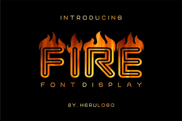 Fire Typo 25 Fire Fonts for Flaming Hot Typography - Vandelay Design