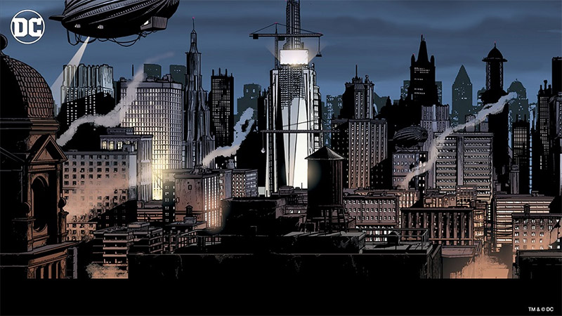 Gotham City Zoom Background
