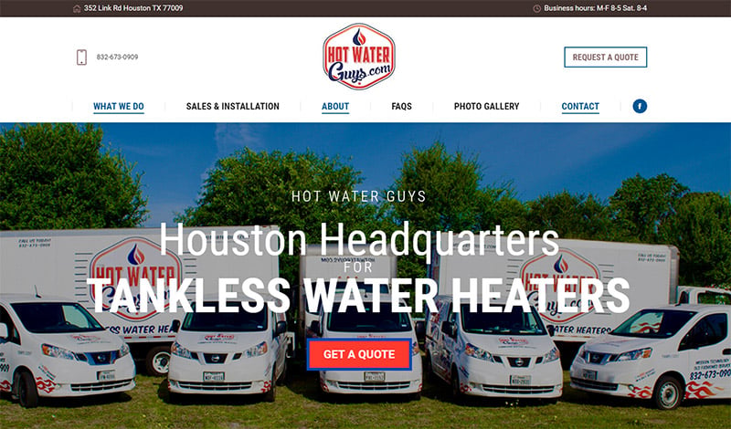 25 Plumbing Websites and Examples for Inspiration
