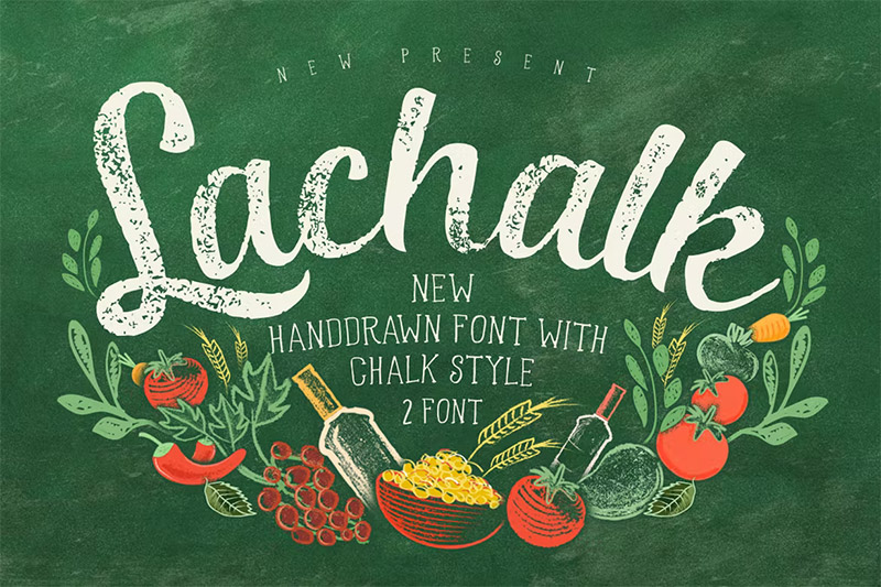 30+ Chalk Fonts for an Authentic Chalkboard Look