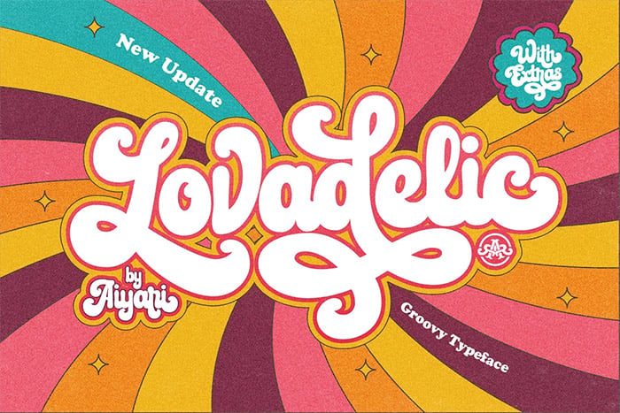 45+ Groovy Fonts Inspired by the ’70s
