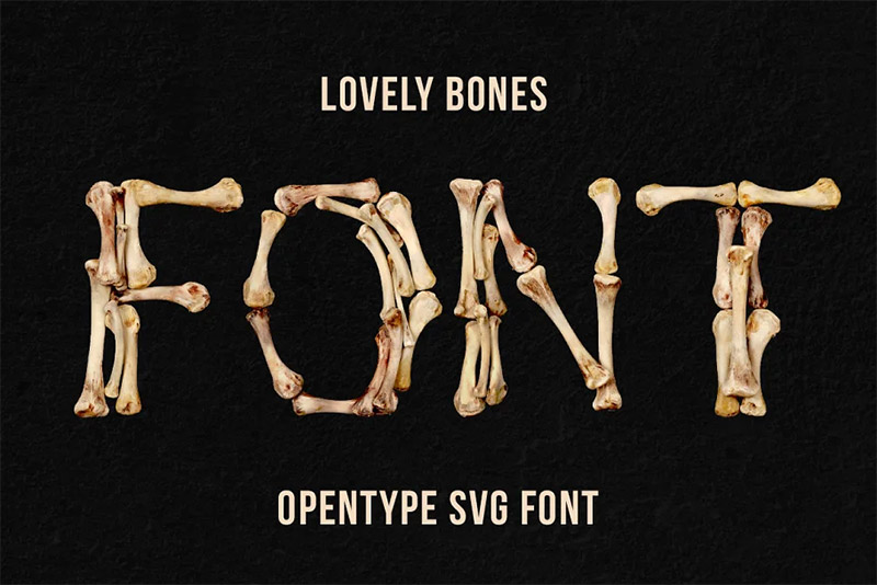 33 Bone Fonts (Bones, Skulls, and More) - Vandelay Design