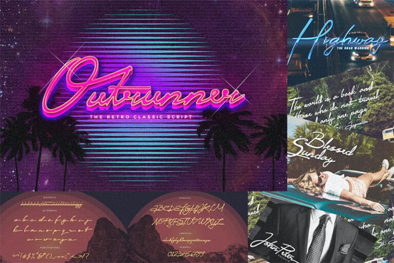27 Best '80s Fonts for Throwback Designs - Vandelay Design