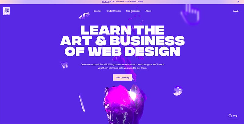Purple Html Designs 30+ Purple Websites for Color Scheme Ideas - Vandelay Design