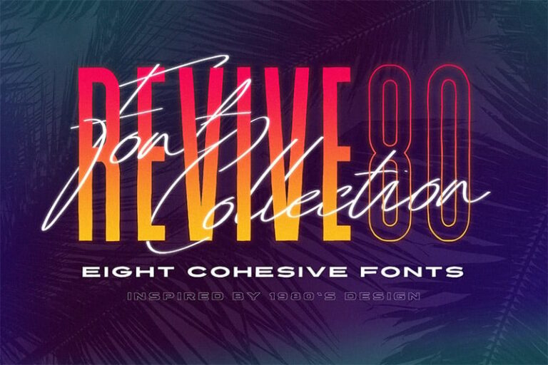 27 Best '80s Fonts for Throwback Designs - Vandelay Design