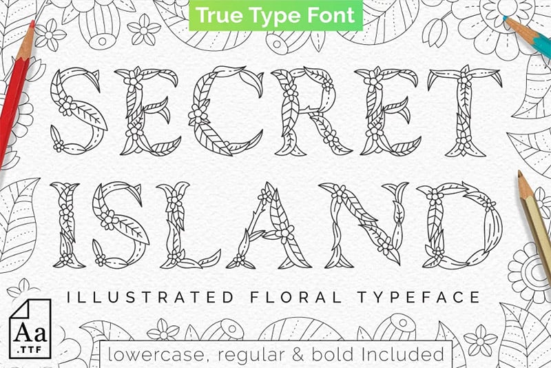 Floral Secret Island