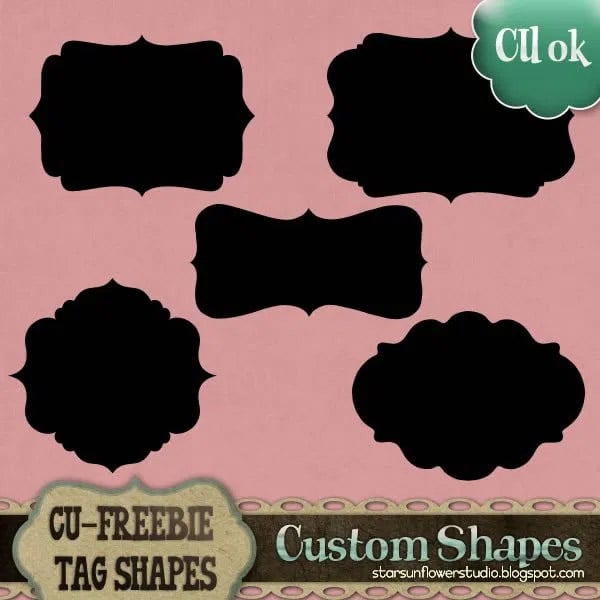 Tag custom shapes
