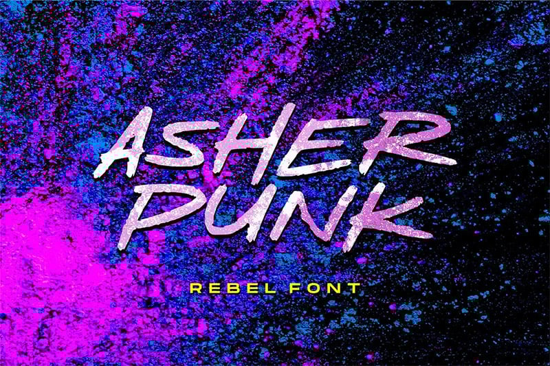 Asher Punk Font