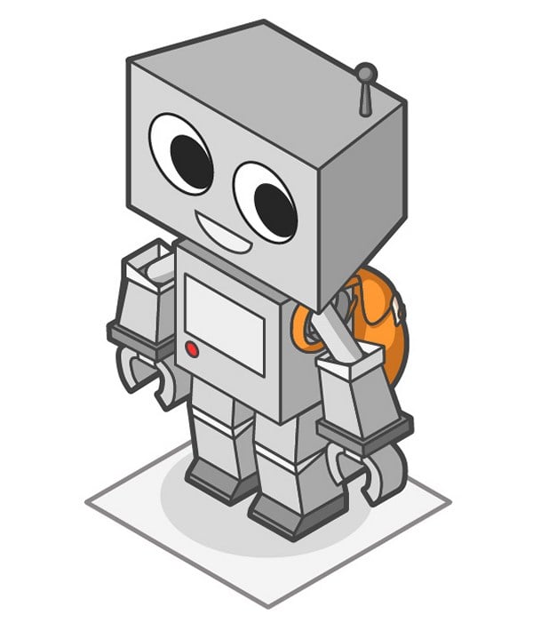 How to Create a Cute Robot Game Sprite Using SSR in Adobe Illustrator