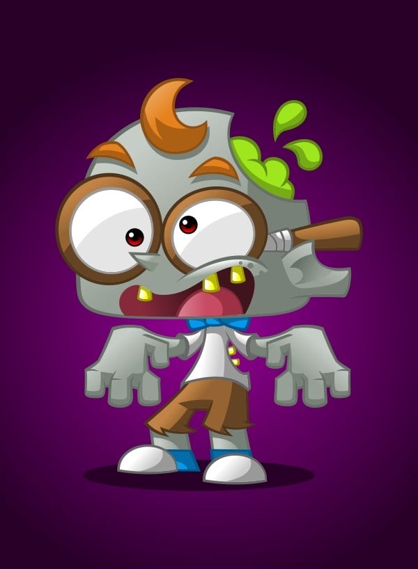 How to Create a Geek Zombie Mascot in CorelDRAW