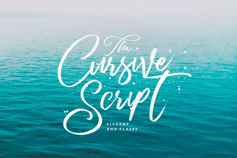 35 Cursive Fonts for Creative Design Inspiration