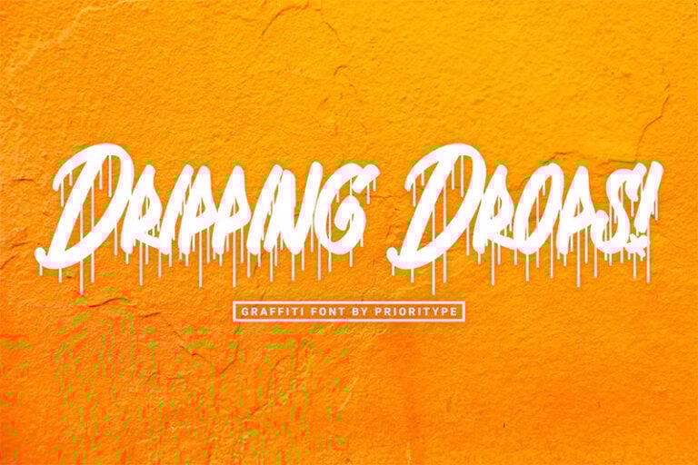 27 Dripping Fonts (Blood, Paint, Ink, and Slime Drips)