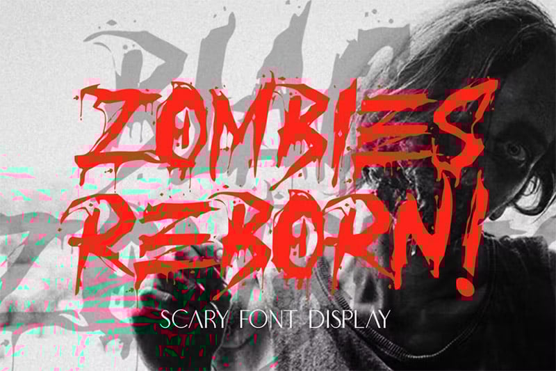 Splatter Fonts - Zombies Reborn