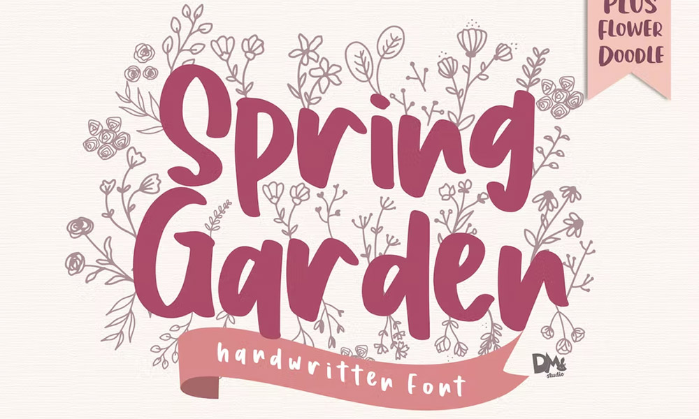 30+ Best Spring Fonts for Fresh Designs - Vandelay Design